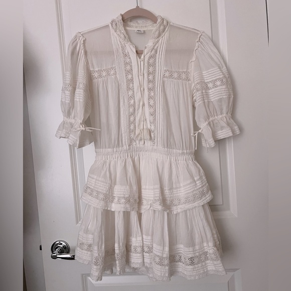 Aritzia White Lace Mini Dress - Picture 5 of 9